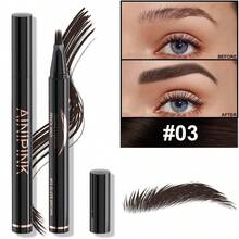 AINIPINK 1pcs Waterproof, Sweat-Proof, Durable, Eyebrow Pencil For Beginners, Suitable For All Skin Types, Slim Precision Tool For Perfect Eyebrows - Multicolor - View 16