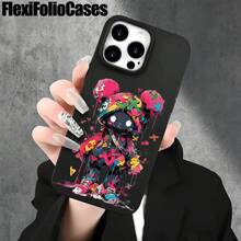 Phone 1PC Diseños vibrantes con figuras en sudaderas con capucha, estas fundas protectoras y fundas protectoras de imitación para teléfonos con orificios grandes son compatibles con las series 16 Pro, 16, 15 Pro, 14, 14 Plus, 14 Pro, 13, 13 Pro, 12 Pro y 11/11 Pro. Son excelentes regalos para cumpleaños y celebraciones. - Blanco - Ver 5