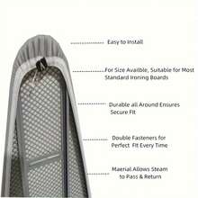 1件装熨衣板布 新款加厚耐热熨衣板套垫 通用洗衣用品 印花加厚熨衣板套 导热套 可折叠便携 适用于缝纫被子 公寓、厨房装饰、家居用品、母亲节礼物、卧室装饰、花园、厨房装饰、夏季、海滩、旅行必备、房间装饰、软萌、毕业季 - 彩色 - 查看 10