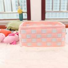 1 Stück/2 Stücke/3 Stücke Filz Aufbewahrungsboxen, vielseitiger Aufbewahrungsorganizer für die Rückkehr zur Schule, große Kapazität für Kleidung, Spielzeug, Bücher & Verschiedenes, zufälliger Stil Lieferung