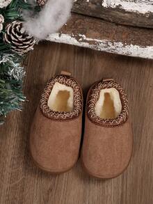 بوت ثلج مبطنة بقاع ناعم سميك للأطفال