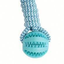 3pcs   Dog Soothing Tool | Knot Bite Ball 2-In-1 Interactive Pulling And Grip Resistant Teeth Grinding Fun Fun - 藍色 - 查看 3