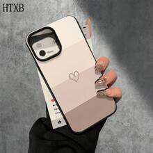 Funda para phone (1 unidad) con diseño estampado de amor que cambia de color gradualmente y orificios grandes. Compatible con phone 16 Pro Max, 16, 15 Pro, 14, 14 Plus/14 Pro Max, 13, 13 Pro, 12 Pro y 11/11 Pro. Regalos para cumpleaños y fiestas - Blanco - Ver 4