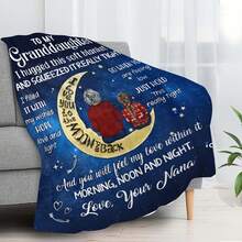 Grandma's Gift Blanket For Granddaughter, Soft Flannel Sofa Blanket - 圖片色 - 查看 6