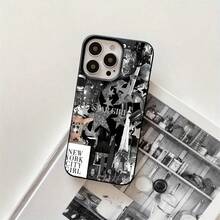 Fundas protectoras con diseño de cinco puntas y orificios grandes. Compatibles con phone 16 Pro, 15 Pro, 14, 14 Plus, 14 Pro, 13, 13 Pro, 12 Pro y 11 Pro. Perfectas para cumpleaños y celebraciones. - Negro - Ver 1