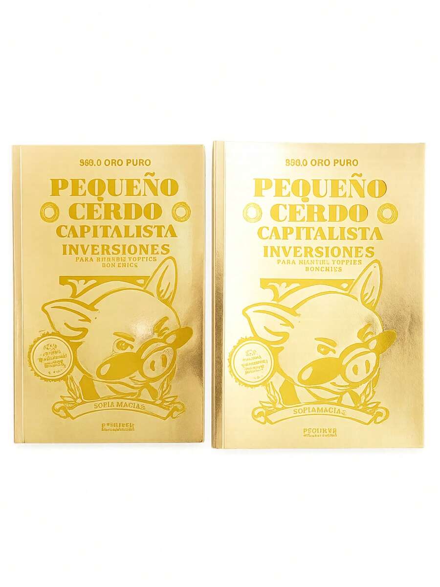 Pequeño Cerdo Capitalista Nuevo Color Oro - Libro único - Ver 1