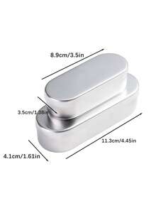 Hộp vệ sinh dụng cụ làm móng bằng thép không gỉ - Hộp đựng dụng cụ làm móng chuyên dụng, chắc chắn, có nắp mở, không cần điện, hộp đựng dụng cụ làm móng di động cho gia đình hoặc - Lý tưởng cho kỹ thuật viên làm móng và khách hàng, thiết kế trang nhã, cấu trúc bền chắc, chuyên nghiệp trong ngành làm đẹp. - Bạc - Xem 6