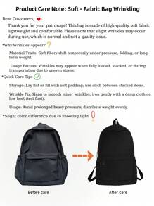 Customize Your Own Backpack With Personalized Name Or Holiday Greetings. Create Your Own Backpack. This New Back-To-School Backpack Features A Nylon Zipper Design, Casual And Versatile, Suitable For Teenagers,Multi-Functional,Ornamental,Letter,Stylish,Modern,Colorful,Cute,Adorable,Casual,Custom,Personalised,Unique,Customized,Ideal Gifts For Him,Ideal Gifts For Her