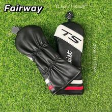Fundas protectoras para cabezas de palos de golf para híbridos, conductores y maderas de fairway, cubiertas duraderas y a prueba de polvo - Negro - Ver 10