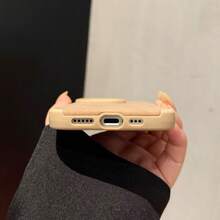 Funda para móvil con diseño de carta de póker (1 unidad). Ideal para invierno y otoño. Compatible con phone 16 Pro Max, 16 Plus, 15 Pro, 14, 13, 12 y 11. Funda de piel sintética. Diseño sencillo. Protección completa para hombre y mujer. Resistente a caídas. - Marrón claro-1 - Ver 5