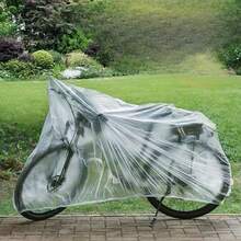 غطاء دراجة عام عالي الجودة، شفاف، مقاوم للغبار والأشعة الشمسية، غطاء واقي للدراجات الجبلية والطرق، غطاء واقي للدراجات الكهربائية، مقاوم للماء وللأشعة الشمسية، متين