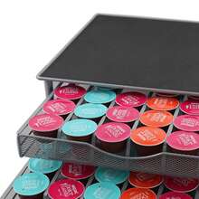 2 Tier Coffee Pod Holder 72 Capsules Storage Drawer For  Capsules - Multicolor - View 6