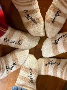Customized Name Socks, Custom Socks For Men And Women, Personalized Pattern Socks, Photo Socks, Custom Socks For Dads, Custom Father's Day Gifts, Plush Socks, Bridesmaid Socks, Bridesmaid Proposal Gifts