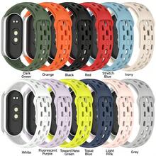 1 pieza Correa de silicona compatible con Xiao Mi Band 8 9 10, correa deportiva, pulsera de repuesto compatible con Mi Band 10 9 8, accesorio de muñequera - Compatible con la banda Xiao Mi 8/9/10 - Ver 3