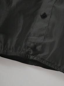 ii Women's Black Dirndl Blouse Long Sleeve V-Neck Button Placket Costume Blouse For Oktoberfest And Carnival, Halloween - Black - View 5