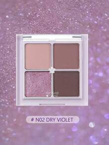 Rom&nd Better Than Eyes 眼影盤 N02 Dry Violet，基礎眼影盤，4色日常自然色調，絲絨質地，易暈染，顯色豐富，霧面與珠光，高顯色度，持久，韓系彩妝，韓國化妝品，禮盒組，7g/0.25oz - N02 DRY VIOLET - 查看 9