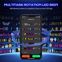 Flexible Wireless LED Matrix Panel Logo With USB Power, Application Control, And Remote Control - Suitable For Multi-Color Programmable Lighting In Homes, Shops, Hotels, And Holiday Decorations - Easy To Install And Durable Design - LED Screen - View 5