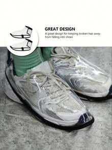 2pcs Hairdressing Shoe Cover,Salon Shoes Covers,Barber Shoe Covers,Clear PVC Hairdresser Shoe Covers,Durable & Easy-Clean Design,Professional Footwear Accessory,Transparent Design, Elastic Secure Fit, Protection For Salon Cutting Styling Dyeing Home Use