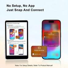 New Upgraded Magnetic Vlog Display, Chargeable Magnetic Phone Selfie Screen | 36V Dual Power Supply (Battery/USB), Compatible With IOS And Android Phones | Suitable For Live Streaming, Content Creation And Selfie