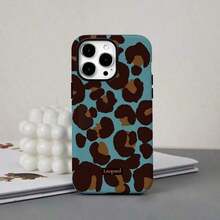 Funda para teléfono (1 unidad) con estampado único de leopardo y flores en 360°. Diseño 2 en 1 bonito y minimalista. Resistente a caídas y golpes. Cobertura total. Compatible con phone 16 Pro/16 Pro Plus/16/15/14/13/12/11. ¡Ideal para las fiestas! - Blanco 2 - Ver 5