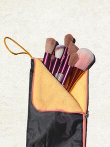 Makeup Brush Holder Bag, Portable New Travel Small Brush Holder Bag (Dress Brushes To Protect Bristles), Also Umbrella Storage Bag, Multi-Functional Storage Bag ,Jewellery Box,Pouch,Makeup Brush Holder,Brush Holder,Perfume Organiser,Pouch Bag,Gifts For Women,Christmas Gifts,Gift Ideas For Women - Multicolor - View 1