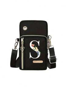 Bolso de teléfono para mujer, mini bolso bandolera, monedero vertical, brazalete deportivo/muñequera para correr, mini bolso bandolera casual para teléfono con orificio para auriculares, adecuado para damas de oficina elegantes, estudiantes universitarias, empresarios, viajeros, trabajadores de oficina, gran regalo para aniversario, parejas, cumpleaños, San Valentín, Navidad, Acción de Gracias, Día del Maestro - Multicolor - Ver 16