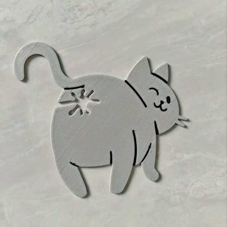 3Dプリント面白いキッチンツール、プラスチック袋ホルダー、かわいい動物収納アクセサリー、創造的なホームデコレーションギフト、軽量デザイン、PET愛好家に必須のキャットの尻尾パン留め具 - マルチカラー - 見る 11