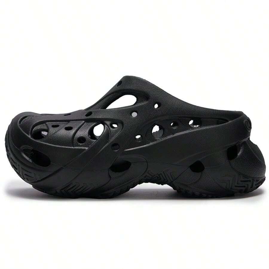 Crocs 女士珊瑚色木屐凉鞋,简约舒适户外旅行运动休闲拖鞋 211141-001 - 211141-001 - 查看 1