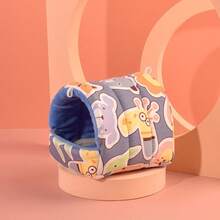 Lồng mini dễ thương hình thỏ sóc thảm cotton ấm áp mùa đông cho chuột lang nhà cho chuột hamster giường ngủ cho thú cưng nhỏ lồng treo - Nhiều màu - Xem 30