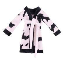 Fit For 30cm Doll Christmas Shelf Doll Clothes, Solid Color Pajamas & Robe Series, Roleplay Dress Up, Holiday Gift (Doll Not Included)