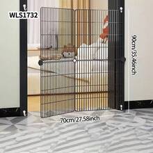 Pet Gate Fence Isolation Door Barrier Dog Fence Blocking Board Anti-Dog Indoor Dog Barrier Stair Railing Teddy Fence - Multicolor - View 2