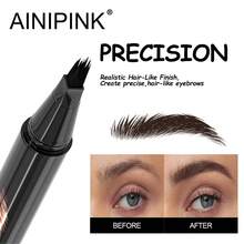 AINIPINK 1pcs Waterproof, Sweat-Proof, Durable, Eyebrow Pencil For Beginners, Suitable For All Skin Types, Slim Precision Tool For Perfect Eyebrows - Multicolor - View 7