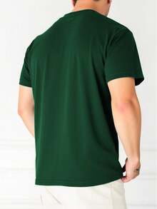 Men T-Shirts - Bottle Green - View 2