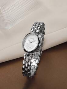 1 件简约优雅时尚石英表，不锈钢表带，休闲奢华设计，适合青少年、万圣节礼物、感恩节礼物、生日礼物、光棍节 - 彩色 - 查看 13