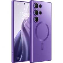 Luxury For Magsafe Magnetic Case For Galaxy S24 S25 S22 S23 Ultra Plus S20 S21 FE Note 20 A35 A55 A05 A15 Soft TPU Cover Waterproof Shockproof Anti-Fall Scratch Resistant