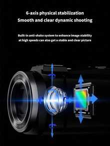 Latest 270° LED Flip Screen Camera: 16x Zoom, 1080P, 2.7" Display, HD Wide Angle. Perfect For Outdoor Shooting, Takes Photos, Uploads To Phone, Camera & Camcorder Combo - Camcorders + Data Cable - View 8