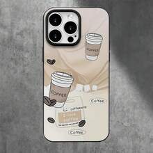 Funda protectora para phone con diseño de granos de café y orificios grandes. Compatible con phone 16 Pro, 16, 15 Pro, 14, 14 Plus, 14 Pro, 13, 13 Pro, 12 Pro y 11/11 Pro. Regalos para cumpleaños y celebraciones. - Negro - Ver 6