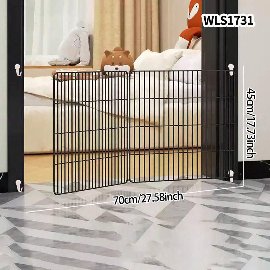 Pet Gate Fence Isolation Door Barrier Dog Fence Blocking Board Anti-Dog Indoor Dog Barrier Stair Railing Teddy Fence - Multicolor - View 1