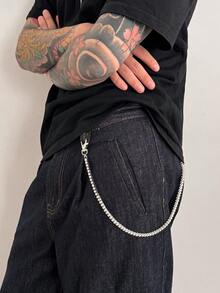 1pc Gothic Dark Spider Chain, Hiphop Pants Chain Accessory For Halloween