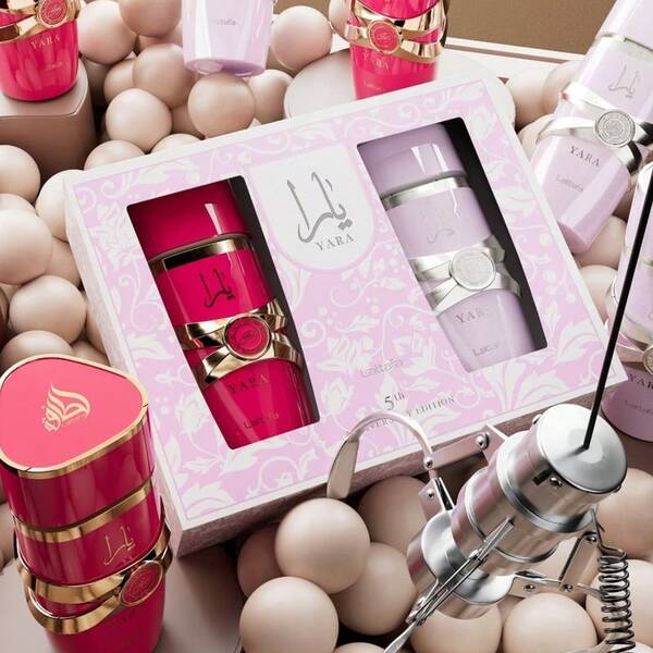 Lattafa Yara 5th Anniversary Edition Perfume Set