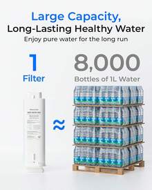 Waterdrop WD-G5P500 RO Filter, Replacement For WD-G5P500 And WD-G5P500A Undersink Reverse Osmosis System, 24-Month Lifespan - 1 - View 4