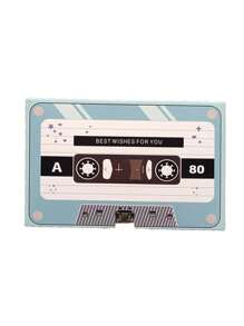 1pc Tape Recording Greeting Card Wedding Invitations Cassette Tapes Casettes Tape Voice Recordable Talking Audio Greeting Birthday Greeting Blessing Greeting Cards Cards