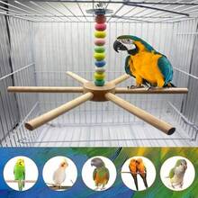 1 万圣节鸟玩具 悬挂鸟旋转架 鸟玩具 鸟秋千玩具 互动耐用 易于DIY安装 适合鹦鹉磨爪子和放松 高度互动的玩具珠子颜色随机 纯手工制作 加强型设计 更稳定的鸟风车玩具 每个转盘的中心环图案不同是正常的 - 彩色 - 查看 5