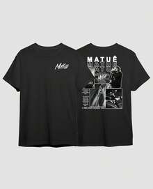 Matuê Unisex T-Shirt Time Machine Rap Light Years National Trap - 黑色 - 查看 4