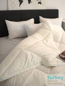 Luxurious 4-Season Luxury Quilt, 1pc Comforter With Soft And Breathable Hotel Style Fabric, Machine Washable, Comes Without Pillow Covers Or Inserts