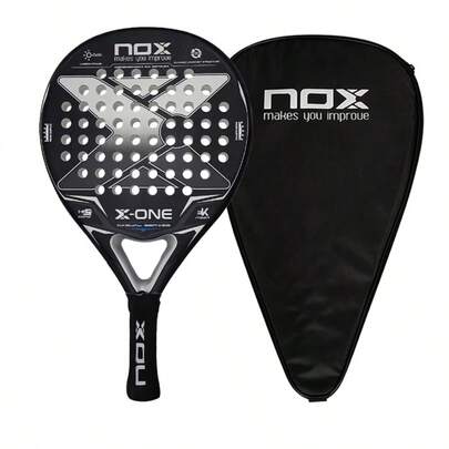 Raqueta de tenis de fibra de carbono NOX 2025, fibra de carbono 3K, espuma EVA, modelo profesional de alta gama, opción ideal para entusiastas del deporte, regalo de vacaciones