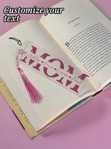 Personalized Name Acrylic Bookmark With 25 Styles Custom Handmade Floral Bookmarks For Book Lovers Unique Reading Accessories Teacher Student Gifts Back To School Stationery - Multicolor - View 19