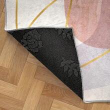 850g/M² 印花抽象几何图案游戏室休闲装饰卧室垫，田园风格，增添乡村气息。超柔软地毯 - 大尺寸渐变设计，可机洗，适用于客厅、卧室、办公室 - 复古波西米亚风格家居装饰垫入口装饰 - 彩色 - 查看 8