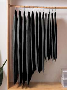 5 件/套悬挂式服装防尘罩袋，全封闭式防尘服装保护套，适用于西装、连衣裙、外套、衣柜整理器，适合家庭、办公室、旅行，是送给男女的礼物