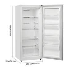 Convertible Freezer/Refrigerator, 14 Cu.Ft Frost Free Upright Freezer With Temp Control Panel, Door Open Too Long Alarm, Adjustable Shelves And LED, Standing Fridge For Kitchen, Office, Garage - US B Type Plug(110-127V) - View 10